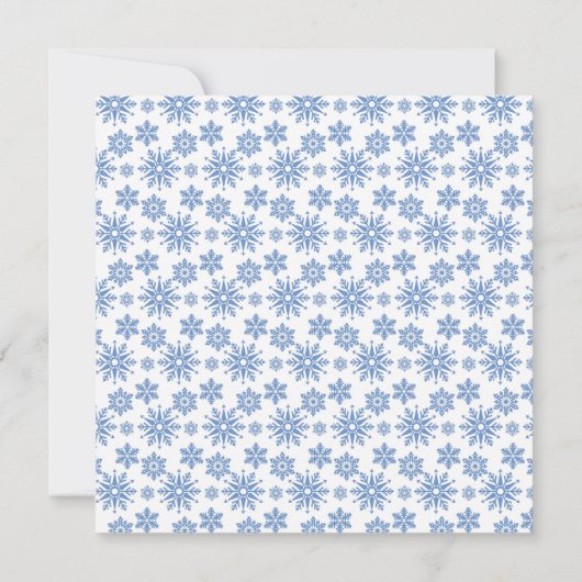 Carte Flocon de neige (Dos)