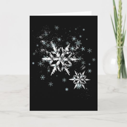 Carte Flocon de neige pour femmes (Devant)
