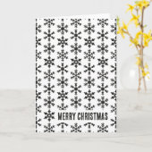 Carte Flocons de neige (Fleur jaune)