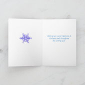 Carte Flocons de Noël pour Ami Spécial (Intérieur)