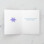 Carte Flocons de Noël pour Manucure (Intérieur)