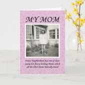 Carte Floosy Maman Anniversaire (Fleur jaune)