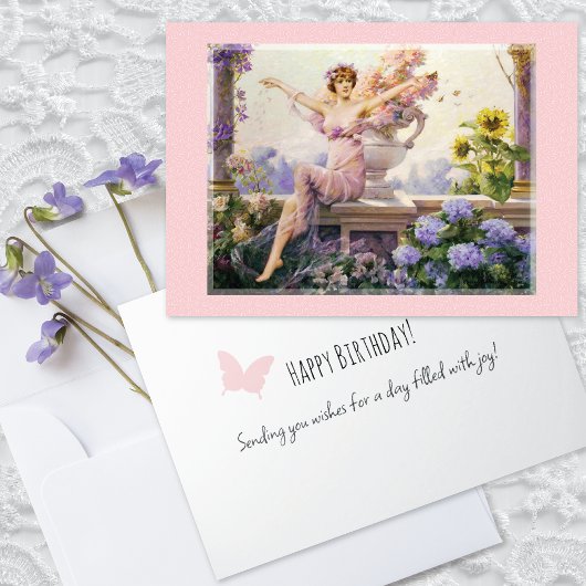 Carte Flora Imaginaire Art Art Anniversaire