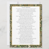 Carte Floraison Celtique (Devant)