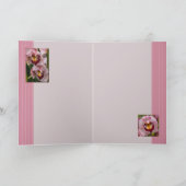 Carte Floraison de 3 dames roses (Intérieur)