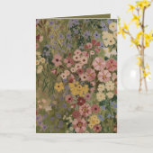 Carte Floraison printanière éternelle (Fleur jaune)