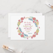 Carte Floral (Devant/Arrière en situation)