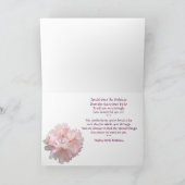 Carte Floral 100th Birthday Félicitations Card (Intérieur)
