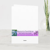 Carte Floral 100th Birthday Félicitations Card (Dos)