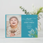 Carte Floral 1er anniversaire (Debout devant)