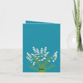 Carte Floral 1er anniversaire (Dos)