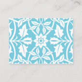 Carte Floral Baby Registry - Sky Blue (Dos)
