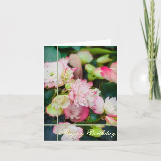 Carte Floral - Bégonia (Devant)