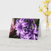 Carte Floral Blue Hyacinth (Fleur jaune)