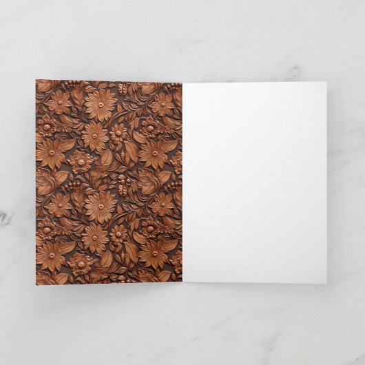 Carte Floral Boho Brown (Intérieur)