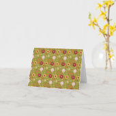 Carte Floral Bouquet Variety Note (Fleur jaune)