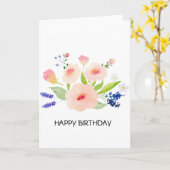 Carte Floral Breeze (Fleur jaune)