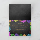 Carte Floral Brights sur Chalkboard Bonne fête des mères (Intérieur)