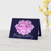 Carte Floral Chic Bouquet Rose Hydrangea Floral Annivers (Fleur jaune)