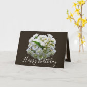 Carte Floral Chic Bouquet White Spirea Floral Anniversai (Fleur jaune)
