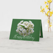 Carte Floral Chic Bouquet White Spirea Floral Anniversai (Fleur jaune)