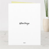 Carte Floral Circle Bannière mère Anniversaire (Dos)