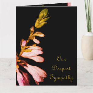 Carte Floral Condolence