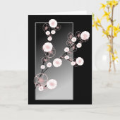 Carte Floral élégant (Fleur jaune)