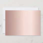 Carte Floral Eucaluptus rose mariage d'or enregistrer la (Dos)