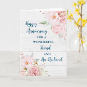 Carte Floral Friend et son anniversaire de mari (Fleur jaune)