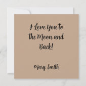 Carte Floral Galore  (Dos)