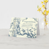 Carte Floral Godgirl Mariage Day Félicitations (Fleur jaune)