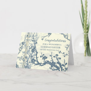 Carte Floral Godgirl Mariage Day Félicitations