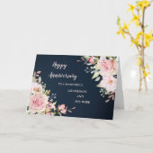 Carte Floral Grandson et son épouse Mariage Anniversaire (Fleur jaune)