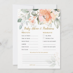 Carte Floral Green Foliage Baby Prediction & Conseils