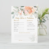 Carte Floral Green Foliage Baby Prediction & Conseils (Debout devant)