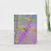 Carte Floral Greeting Card (Devant)