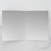 Carte Floral gris - Jour du nom hongrois (Intérieur)