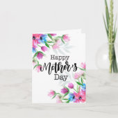 Carte Floral Happy Mother's Day Card (Devant)