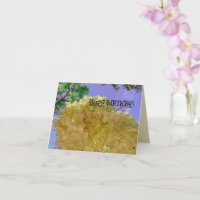 Floral hortensia jaune joli ANNIVERSAIRE