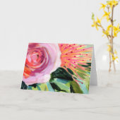 Carte Floral I (Fleur jaune)