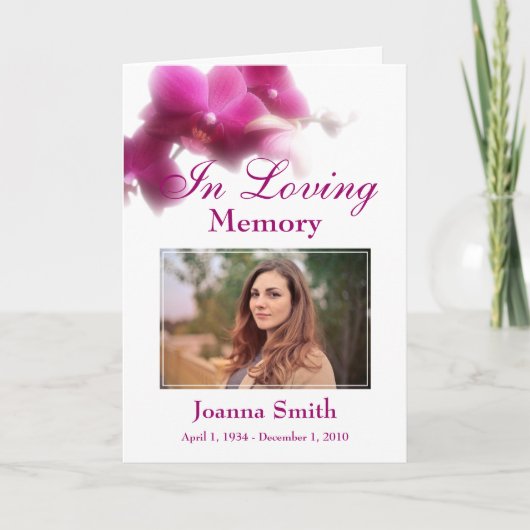 Carte Floral In Love Mémoire Photo Keepsaké (Devant)