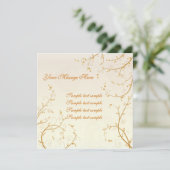 Carte Floral Invitation 03 (Debout devant)