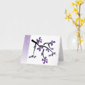 Carte Floral japonais (Fleur jaune)