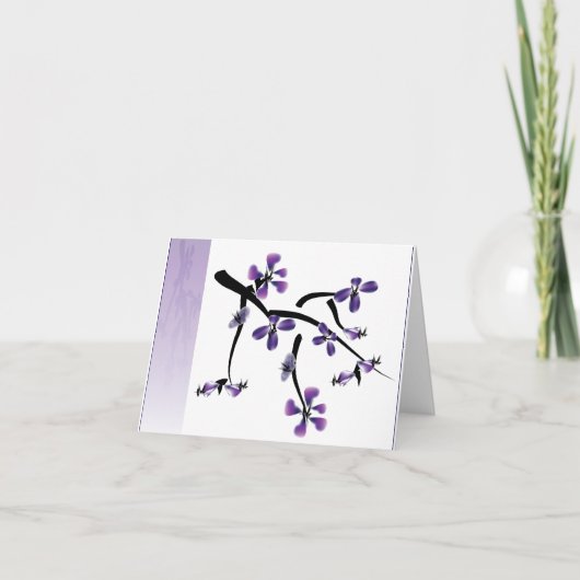 Carte Floral japonais (Devant)