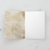 Carte Floral jaune rose or (Intérieur)