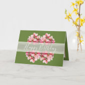 Carte Floral Jolies Orchidées Fleur Bouquet Rose Anniver (Fleur jaune)