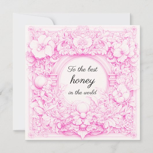 Carte Floral Love Day Card (Devant)