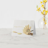 Carte Floral - marguerite (Fleur jaune)