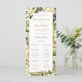 Carte Floral Masse Cérémonie Mariage catholique Programm (Debout devant)